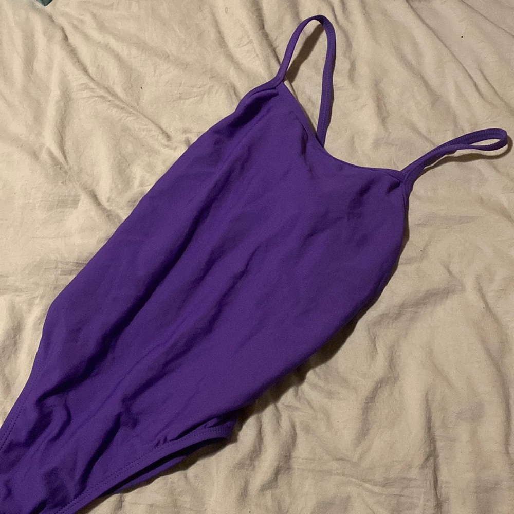 Purple One piece swim suit Jolyn Onesie Rhys size 28